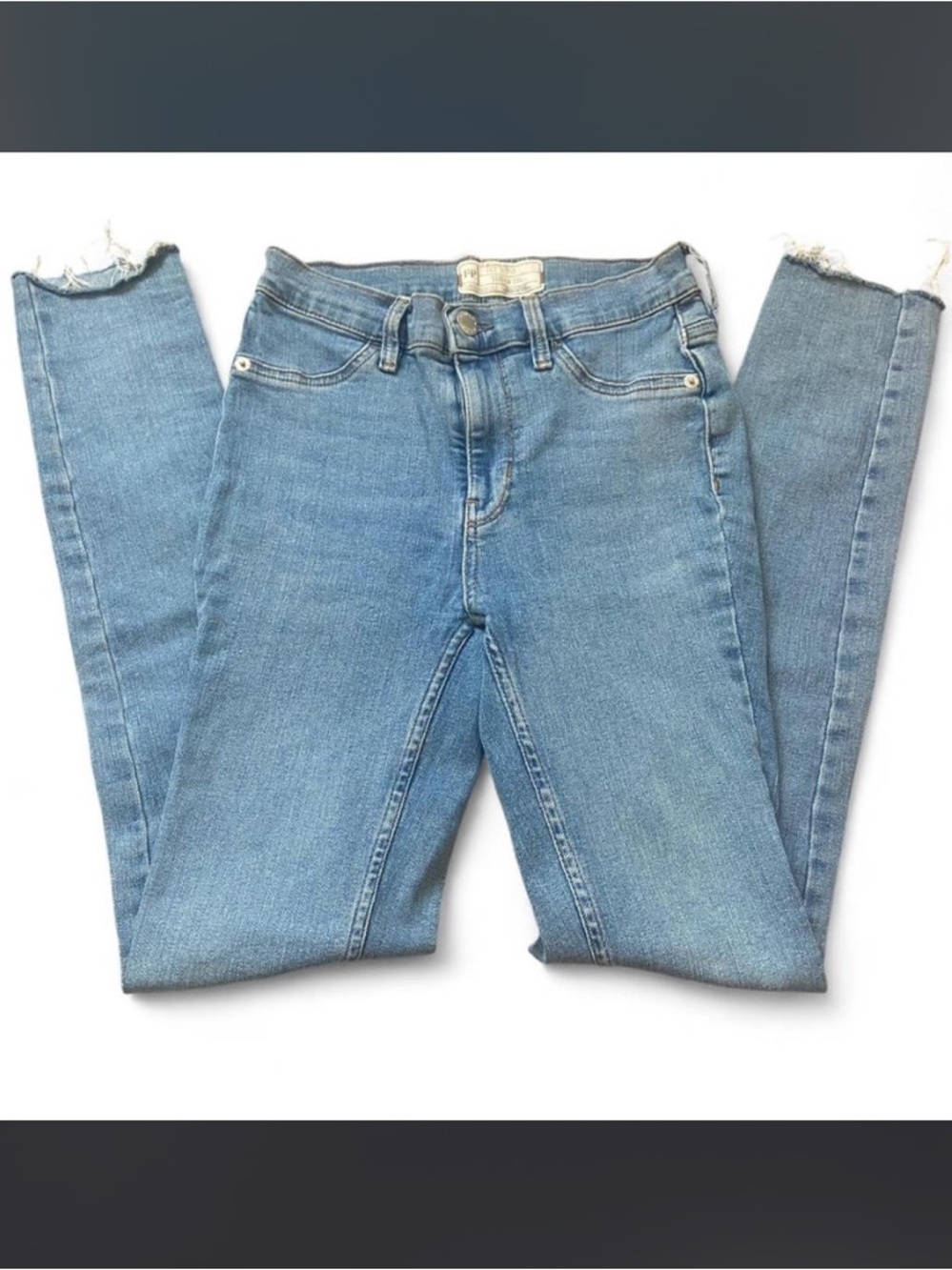 Free People Light Wash Skinny Jeans Size 25L - Picture 4 of 5
